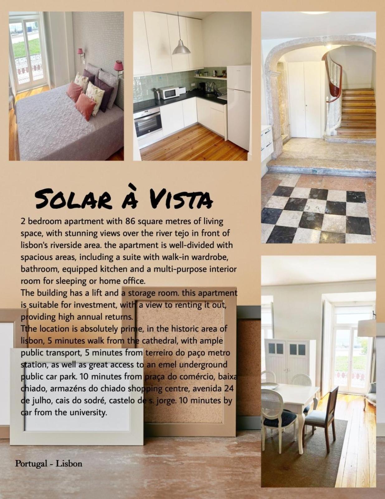 Solar A Vista Apartment Lisboa Екстериор снимка
